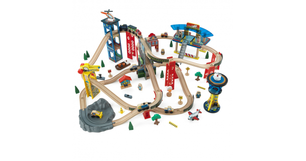 Set Trenulete Super Highway Train Kidkraft